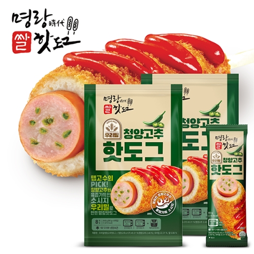 명랑핫도그 우리밀 청양고추 핫도그 640g (2개)_이미지