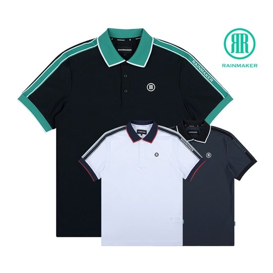  레인메이커 블록 테잎 PK 반팔 티셔츠 R32MCT09