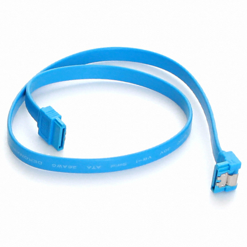 AiOLOS SATA3 6Gb/s ㄱ자형 Lock 케이블 (0.45m)_이미지