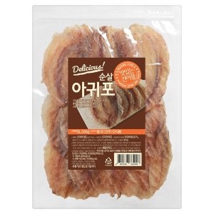 해맑은푸드 조미 순살 아귀포 대 300g 1개_이미지
