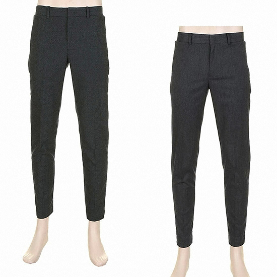 한세엠케이 앤듀 테이퍼드 패턴물 사이드밴딩 바지 O183PT210P