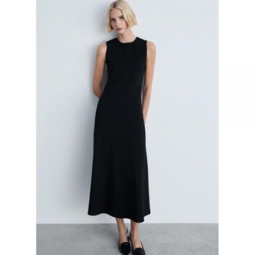 망고 WOMAN 드레스 LETIZIA Black 87054072_이미지