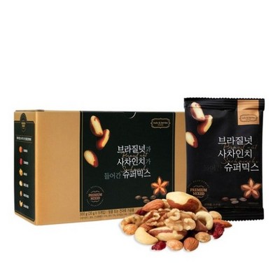 넛츠앤베리스 브라질넛과 사차인치가 들어간 슈퍼 믹스넛 15p 300g (10개)