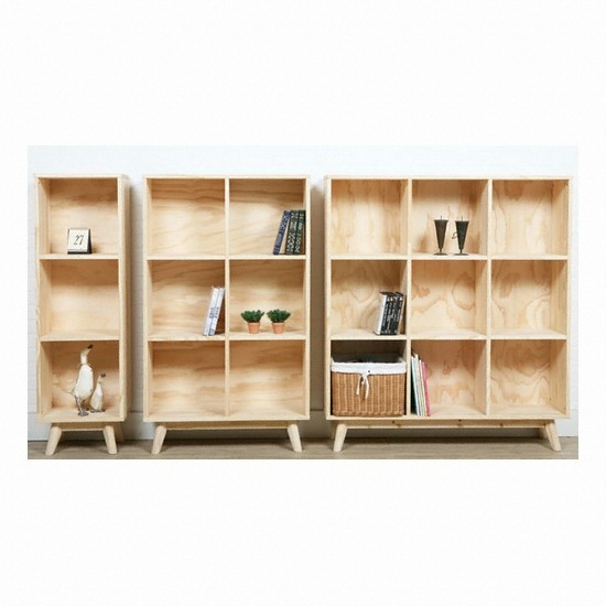 내가만드는공간 레트로 3단 9칸책장_이미지