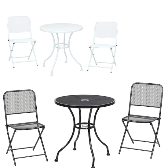 도리퍼니처 다니카 야외 테이블 700 (쉐리의자2개)_이미지