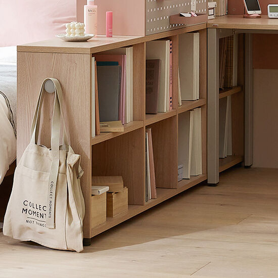 일룸 멘디 2단 낮은 파티션 책장 2000_이미지