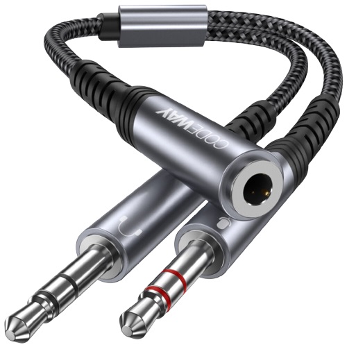 Ƽ���������̿��� �ڵ���� 3.5mm 4�� AUX ���� ���̺�