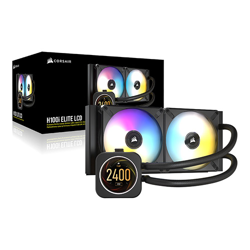 CORSAIR iCUE H100i ELITE LCD_이미지