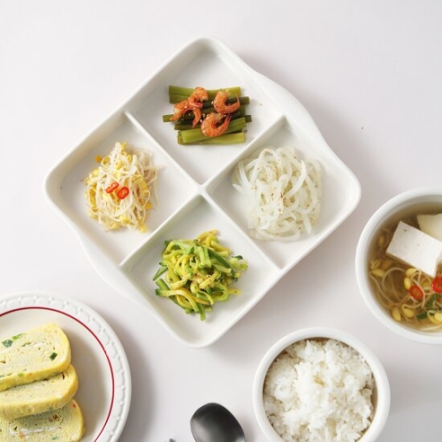 쉐난고 카디날 사각 4칸 나눔접시