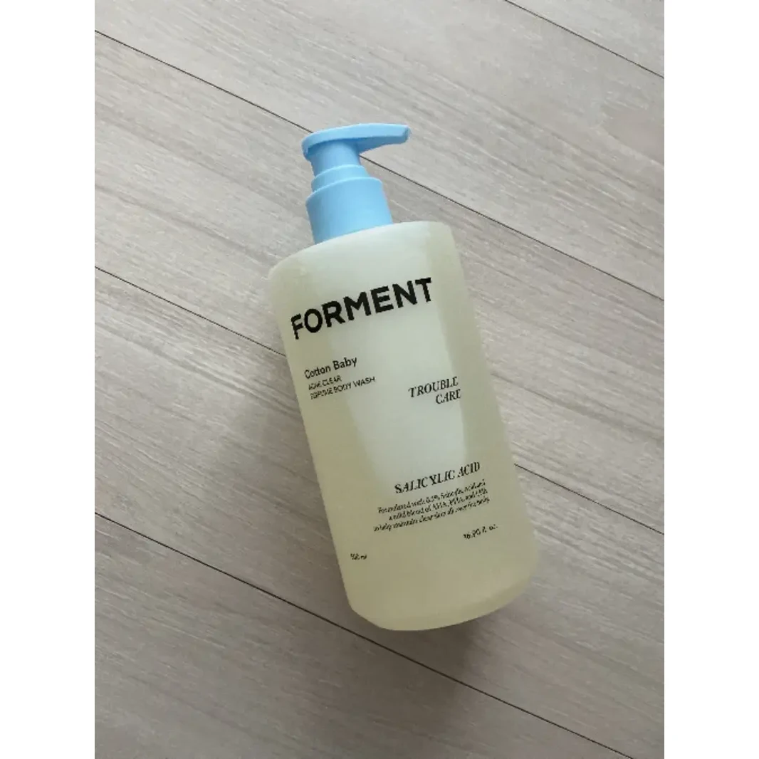 포맨트 아크네 퍼퓸샤워 코튼베이비 500ml (2개)