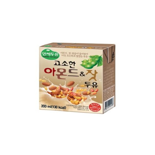 고소한 아몬드 잣 두유 200ml
