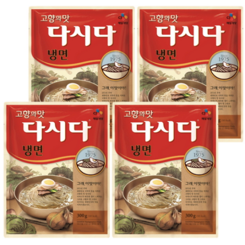 백설 다시다 냉면 300g (4개)_이미지