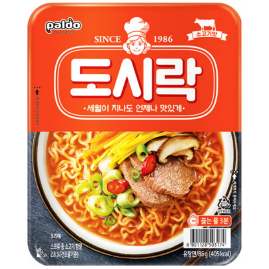 팔도 도시락 86g (10개)_이미지