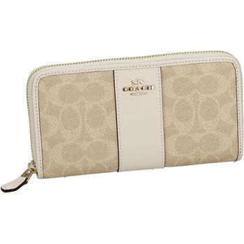 코치 지갑 여성 라운드 패스너 장 CCQ07 384013