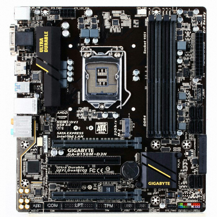 GIGABYTE GA-B150M-D3H 듀러블에디션 (벌크)