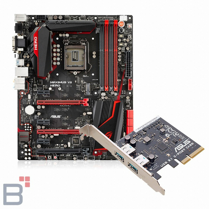 ASUS MAXIMUS VII HERO + USB3.1 CARD STCOM