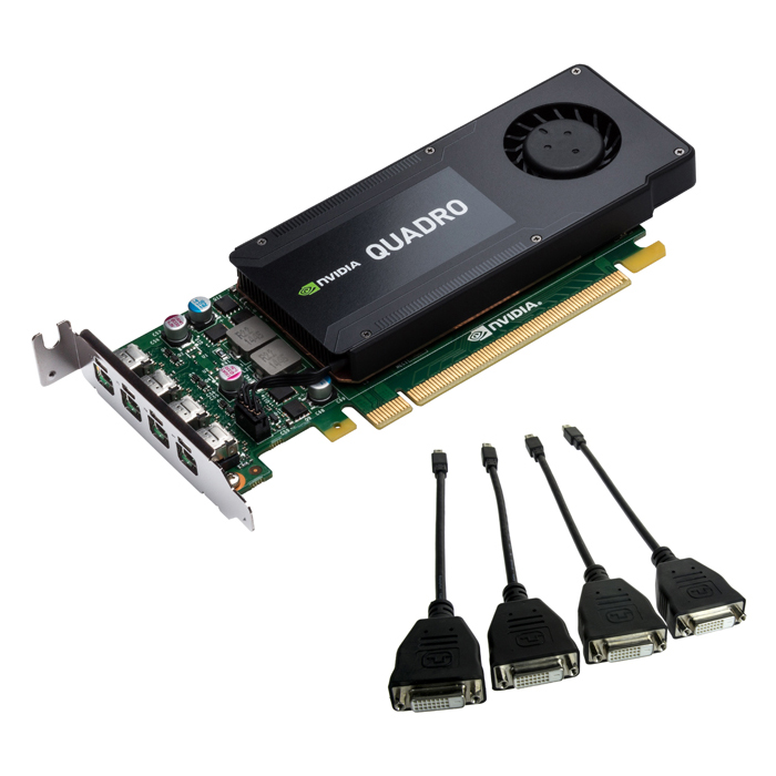 쿼드로 K1200 MDP to DVI D5 4GB ABKO