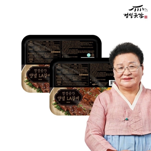 다담 정성곳간 강순의 명인의 양념LA갈비 400g (2개)_이미지