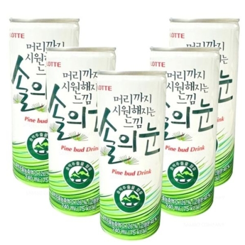 롯데칠성음료 솔의눈 240ml (5개)