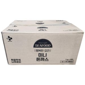 CJ제일제당 행복한 요리 미니돈까스 1KG 1박스 10입_이미지