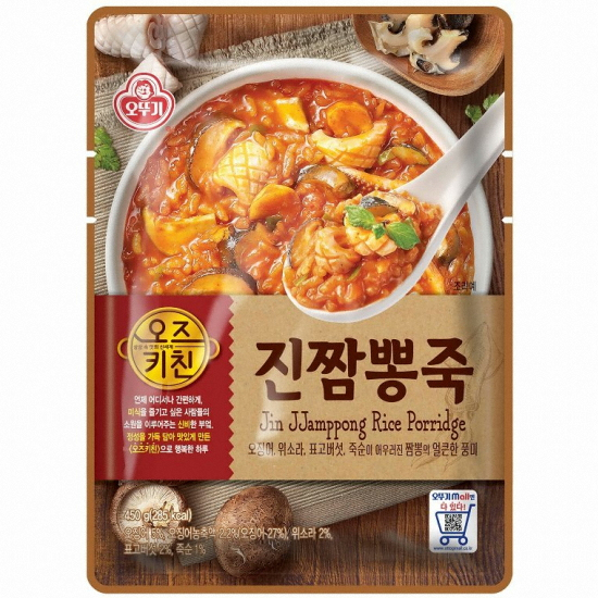 오뚜기 오즈키친 진짬뽕죽 450g이미지입니다. 누르면 해당 게시물로 새창이동합니다.