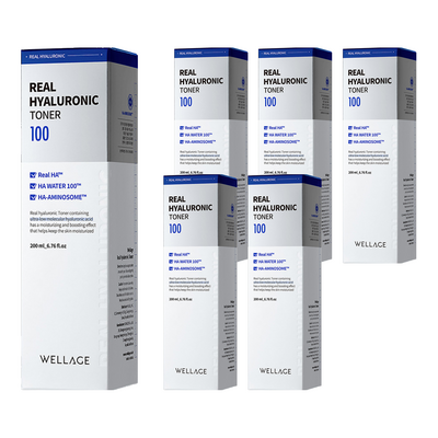 웰라쥬 리얼 히알루로닉 100 토너 200ml (6개)_이미지
