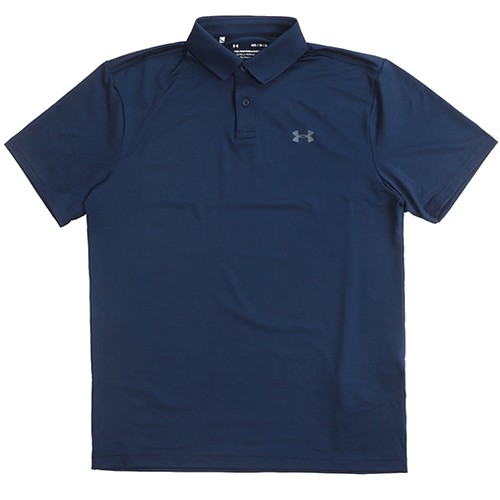 언더아머 UA 퍼포먼스 폴로 텍스쳐드 1342080 (408, 네이비)_이미지