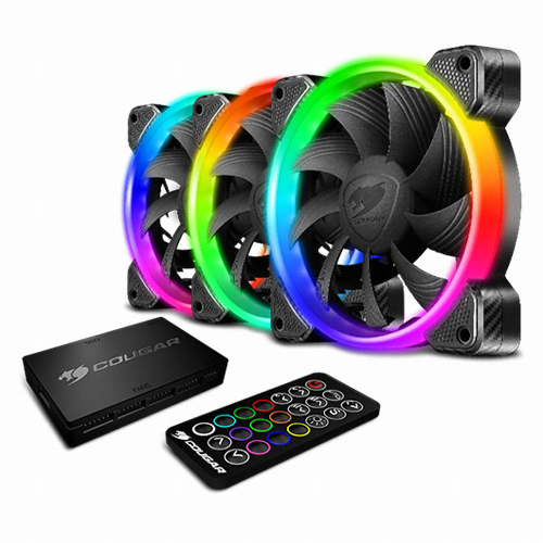 COUGAR VORTEX RGB HPB 120 PWM HDB COOLING KIT (3팩)_이미지