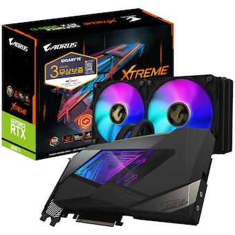GIGABYTE AORUS 지포스 <b>RTX</b> 3080 Ti XTREME 워터포스 D6X 12GB 피씨디렉트