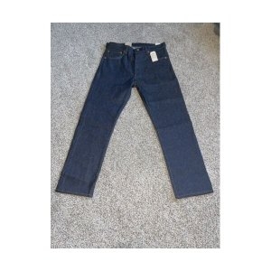 리바이스 리바이스바디웨어 501 오리지널 슈링크 투 핏 청바지 남성 사이즈 34x31 블루 다크 워싱 2451342