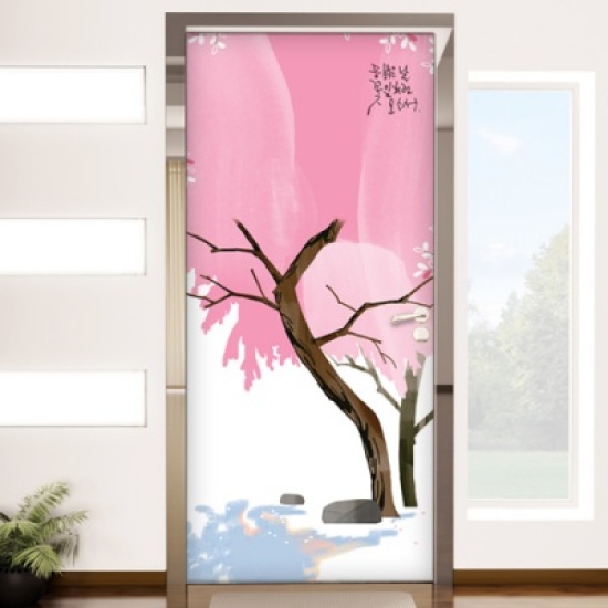 꾸밈 꽃잎처럼오소서 시트지 (ib058) (100x210cm)_이미지