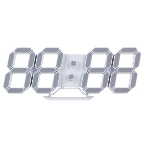 3D LED 벽시계 디지털 전자 인테리어 탁상시계