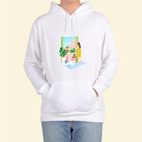 셀러허브 패션 JHQOQ608_4B 후드티 집콕 홈트 남녀공용 A8_이미지