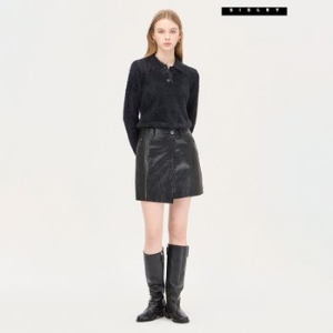  SISLEY 플러피 카라 니트 4F_19VBM300B