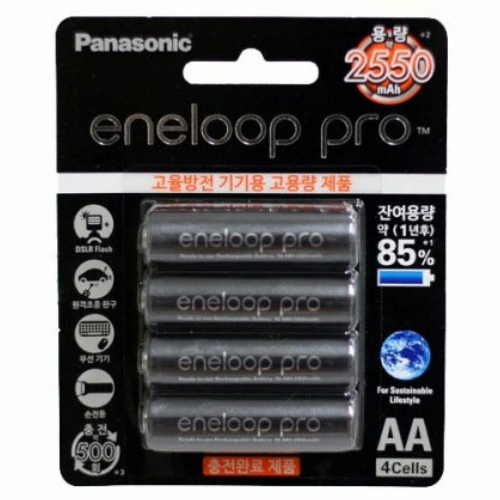 파나소닉 에네루프 프로 니켈수소 AA (16개)_이미지