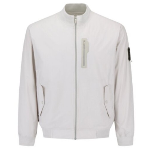 세인트앤드류스 백 레터링 집업 포인트 패딩 점퍼 811D3JP202_BG