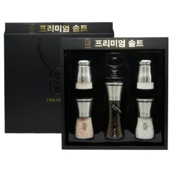 소금명가 히말라야 핑크 소금 프리미엄 5종세트 (1개)_이미지