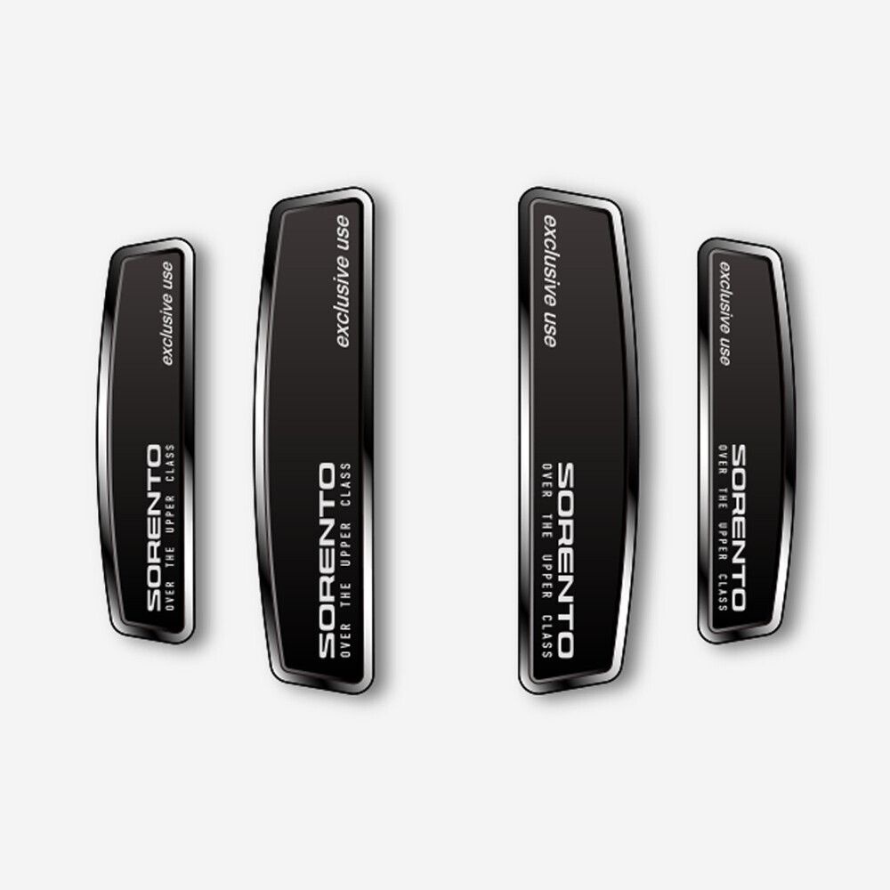 DXSOAUTO 블랙 쉴드 엠블럼 도어가드 (더 뉴 쏘렌토)_이미지