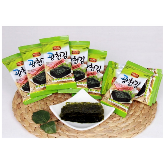 광천맛김 해달음 광천김 미니 도시락김 2g (240개)