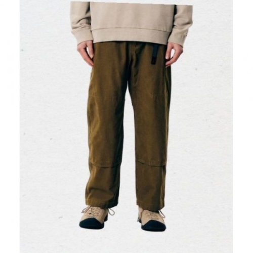 아미 GR CCI 그라미치 캔버스 더블니 팬츠 Dusted Olive G4SM-P013 30244