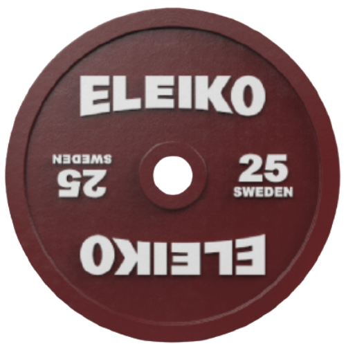 플러그피트니스 엘리코 파워 리프팅 컨피티션 중량원판 (25kg, 2개)