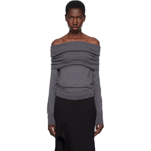 스텔라매카트니 그레이 라이트 울 스웨터 6K10403S2598 T