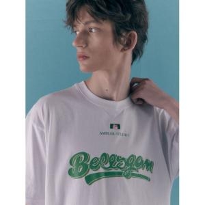 엠블러 Bellygom collaboration Bellygom varsity Over T-Shirts BS306 White 42.._이미지