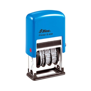 샤이니 잉크 자동 날짜 스탬프 25X4mm S-400 일부인 도장