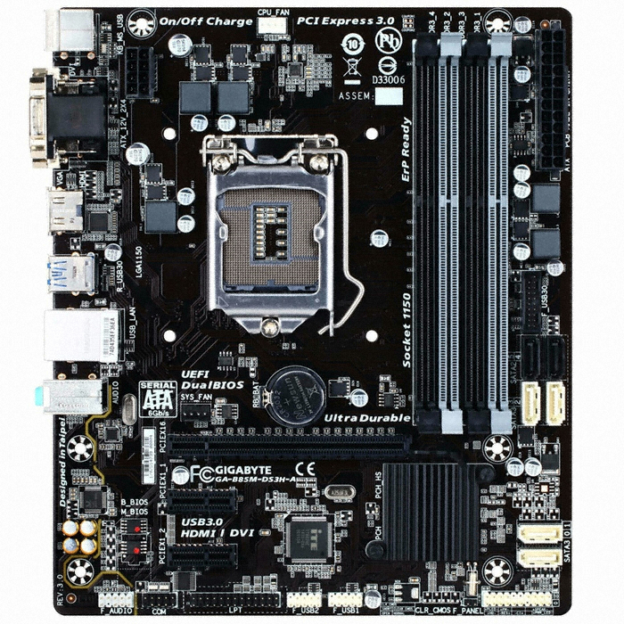 GIGABYTE GA-B85M-DS3H-A 제이씨현 (벌크)