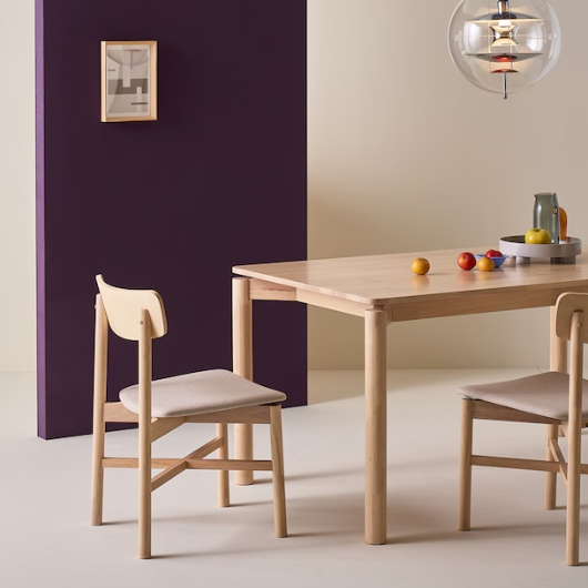 리바트 세계가구 페낭 원목 식탁 1500 (의자별도)_이미지