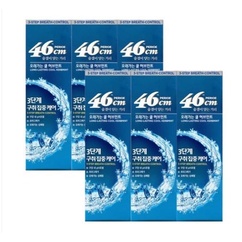 LG생활건강 페리오 46cm 오래가는 쿨민트 치약 100g (12개)