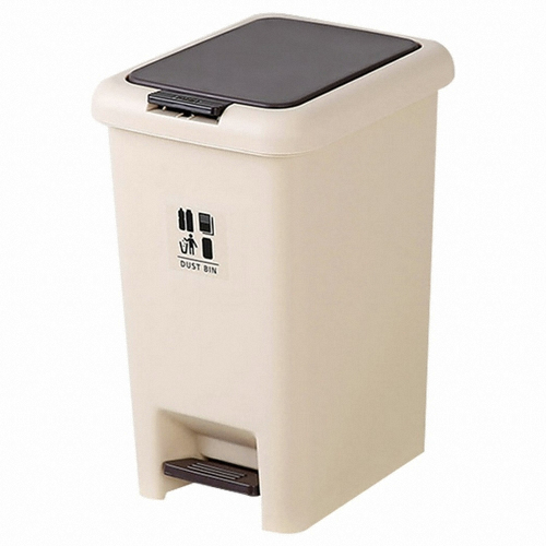 네이쳐리빙 투 웨이 빈 페달 휴지통 10L