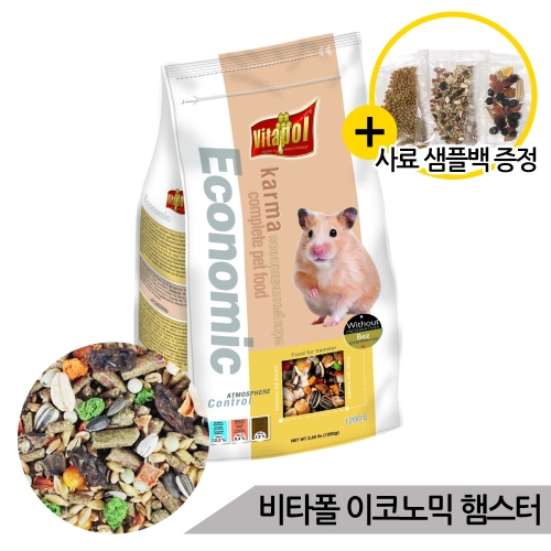 비타폴 이코노믹 소형 1.2kg 사랑앵무사료 잉꼬사료_이미지