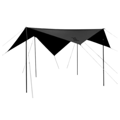 도플갱어아웃도어 DOD 치즈타프 S 블랙 (355x355cm)_이미지